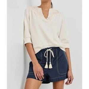 NEW RAILS mariposa top in ivory